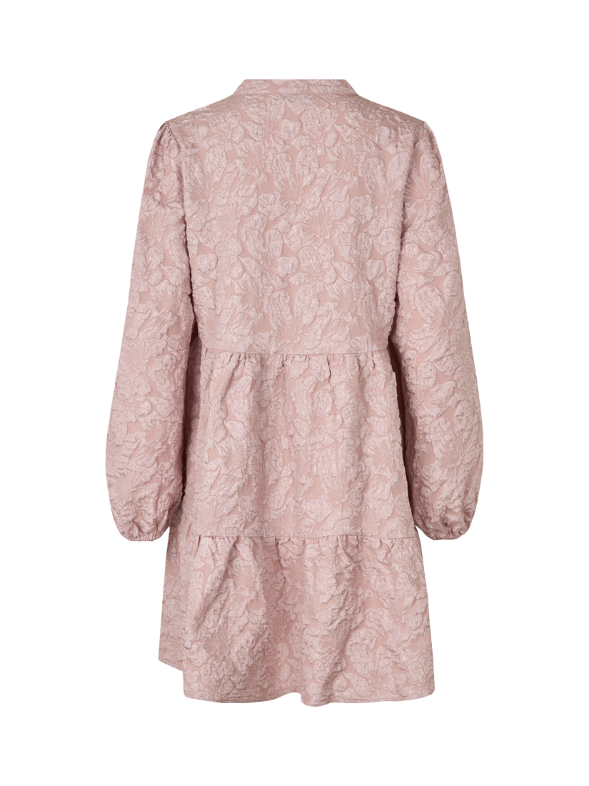 Product image 6 of 6, which shows A-VIEW Ida Floral Mini Dress, Mid Pink, 14