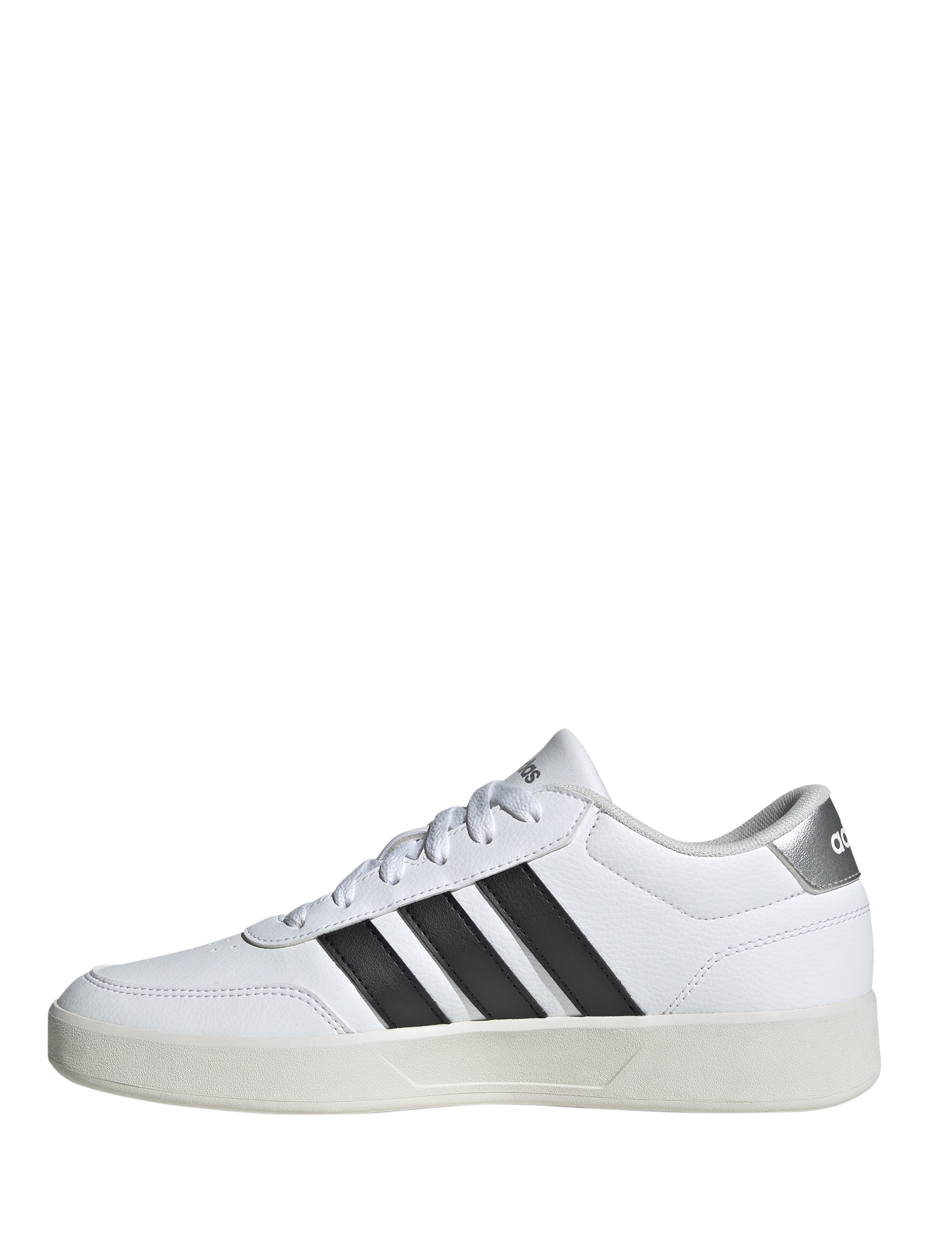 Product image 2 of 9, which shows adidas Breaknet Sleek 3.0 Low Top Trainers, White/Black, 3