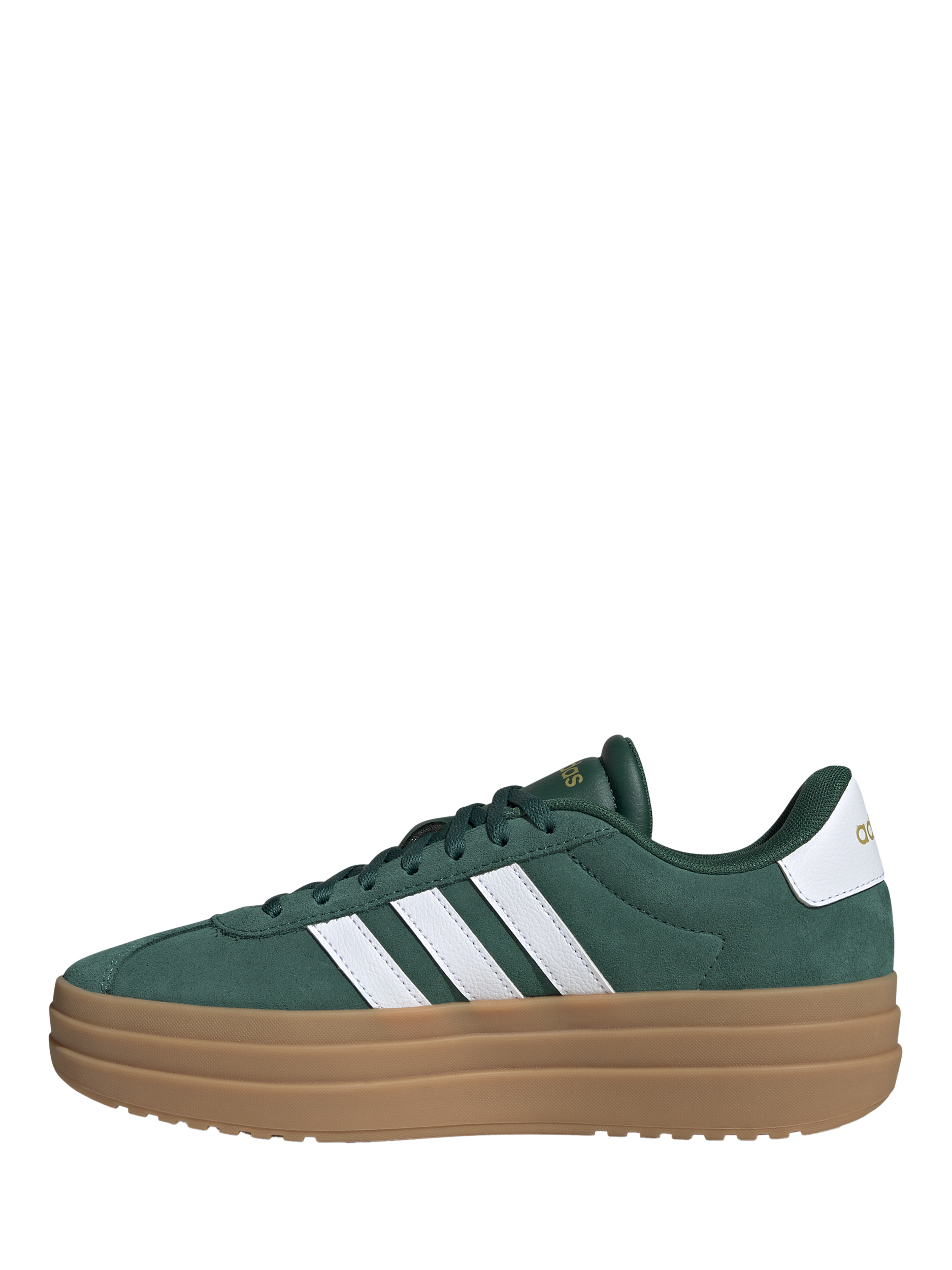 Product image 2 of 8, which shows adidas VL Court Bold Trainers, Green/White, 3
