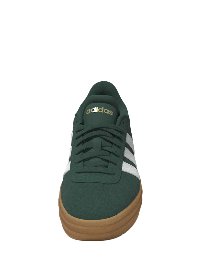 Product image 3 of 8, which shows adidas VL Court Bold Trainers, Green/White, 3