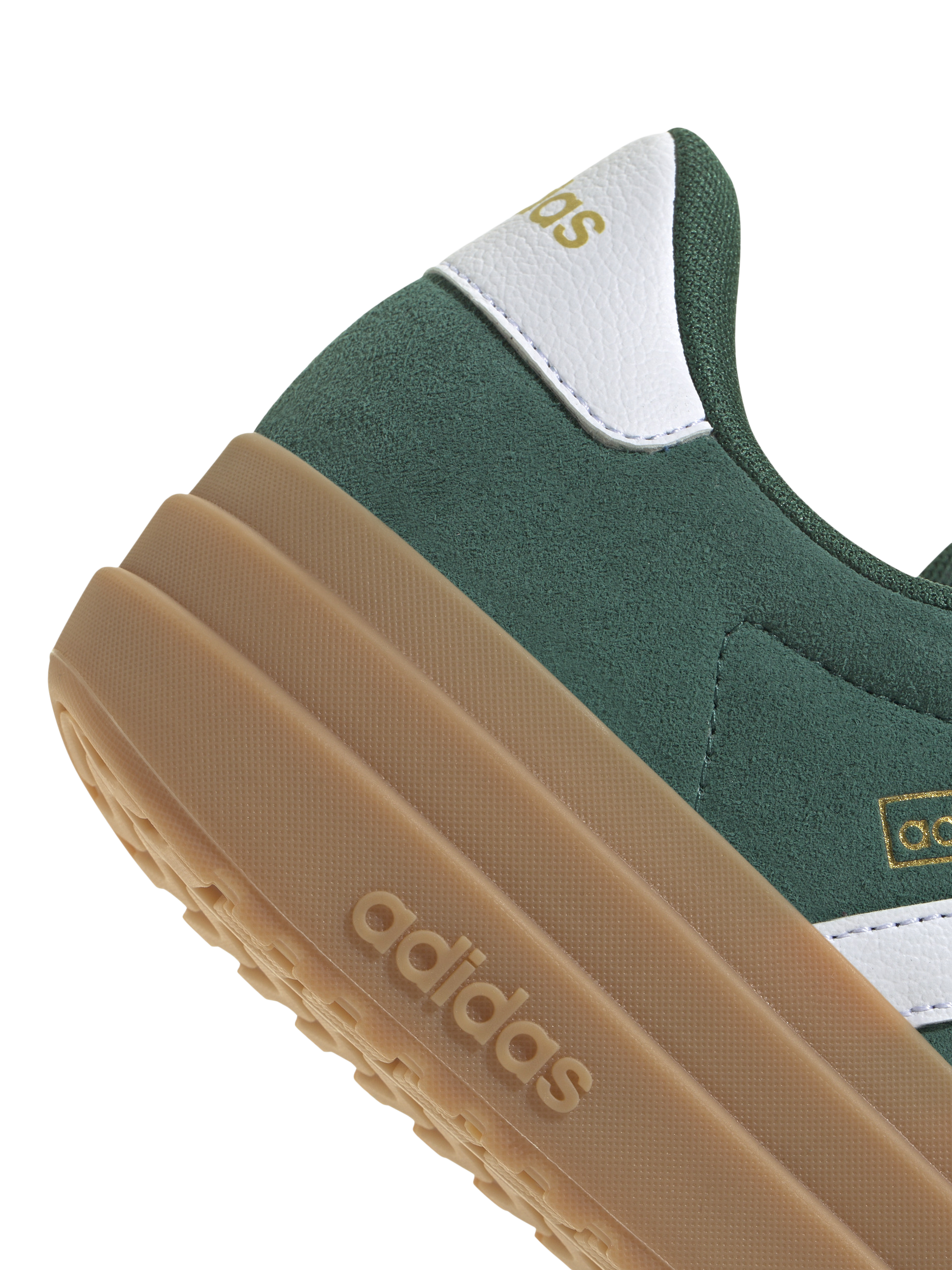 Product image 4 of 8, which shows adidas VL Court Bold Trainers, Green/White, 3
