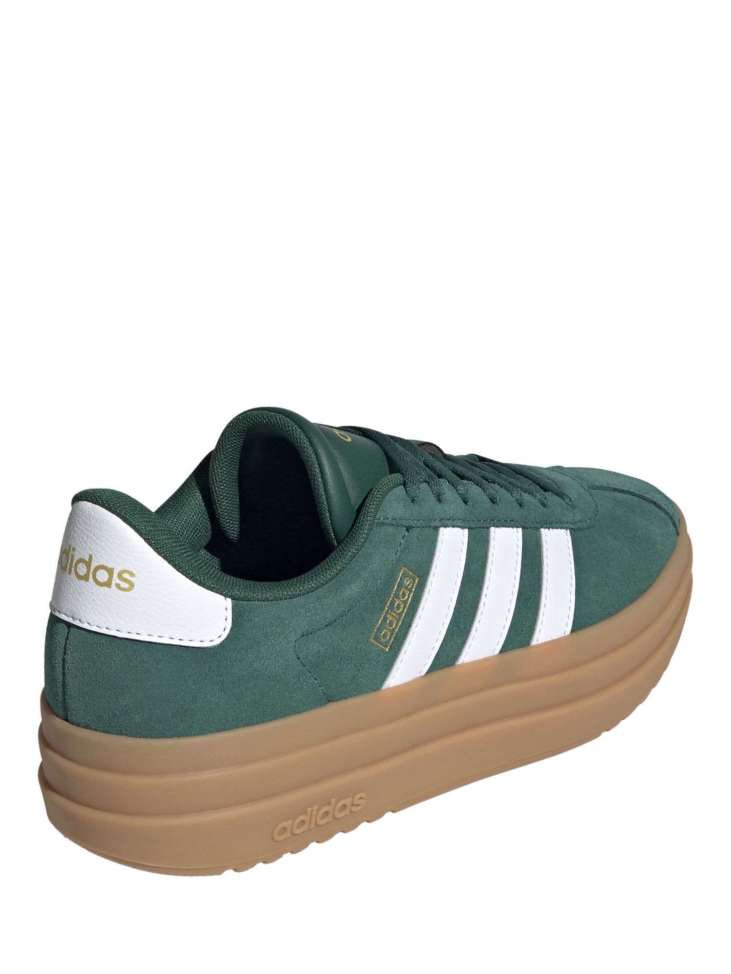 Product image 5 of 8, which shows adidas VL Court Bold Trainers, Green/White, 3