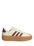 adidas VL Court Bold Trainers, Off White/Red/Multi