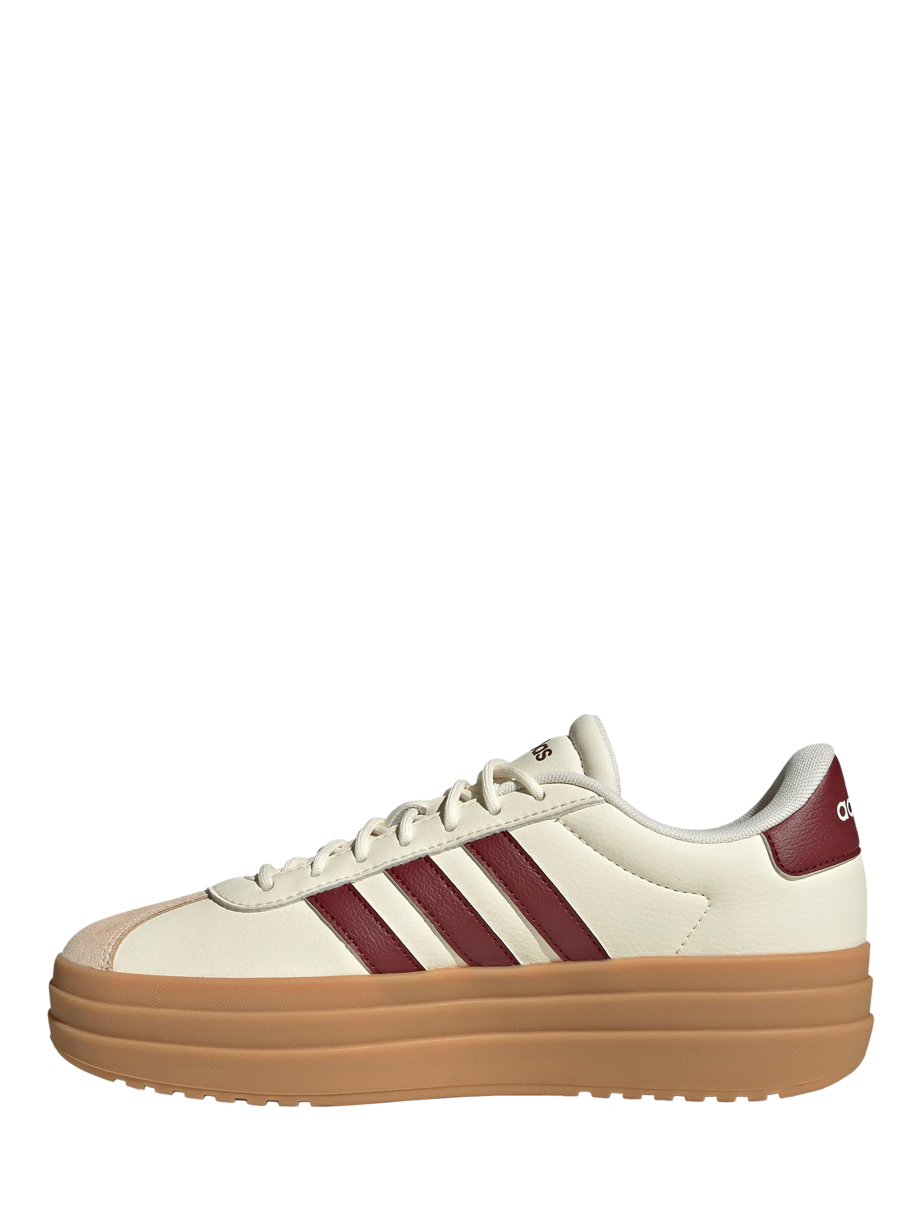 Product image 2 of 6, which shows adidas VL Court Bold Trainers, Off White/Red/Multi, 3
