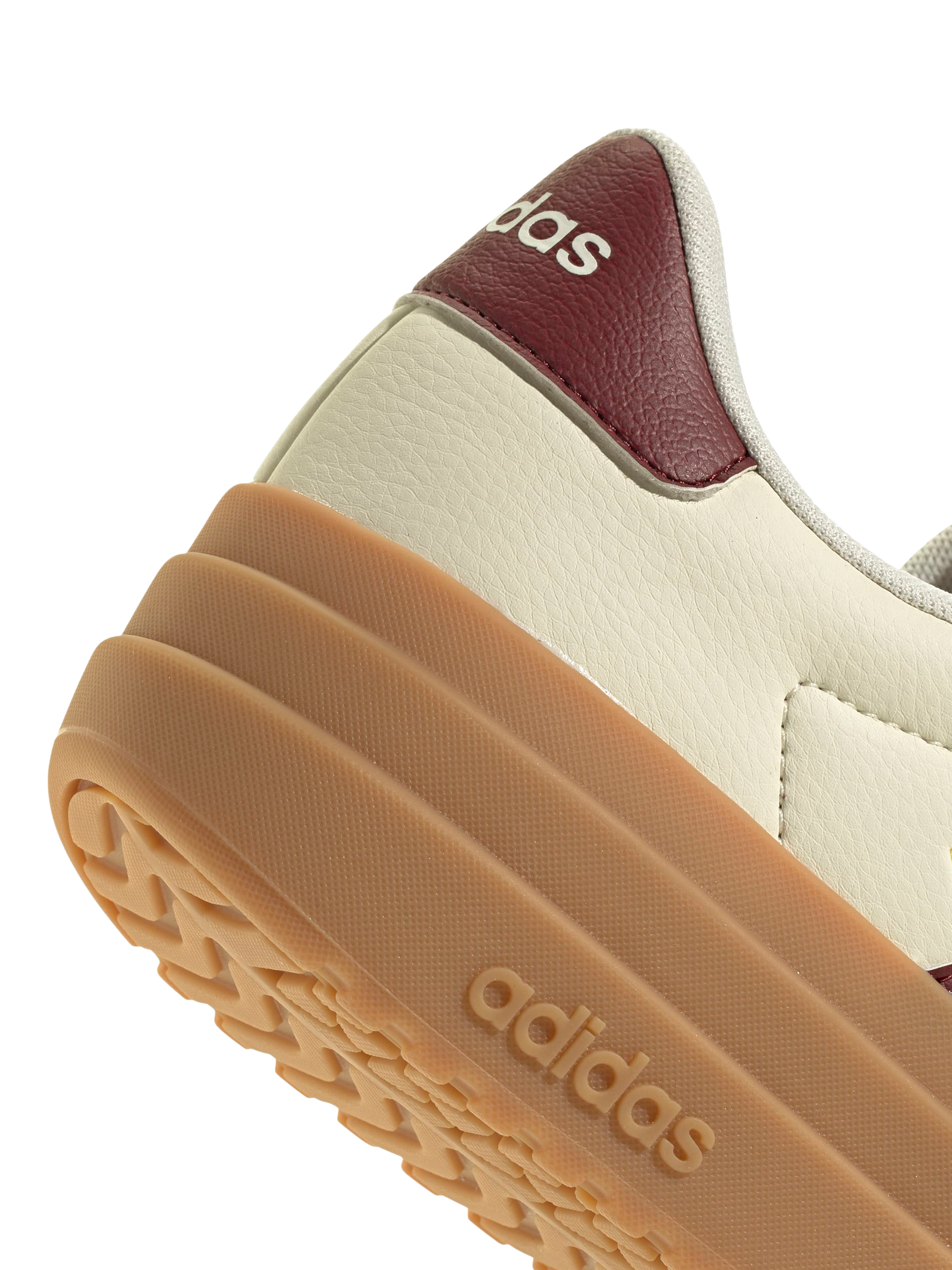 Product image 6 of 6, which shows adidas VL Court Bold Trainers, Off White/Red/Multi, 3