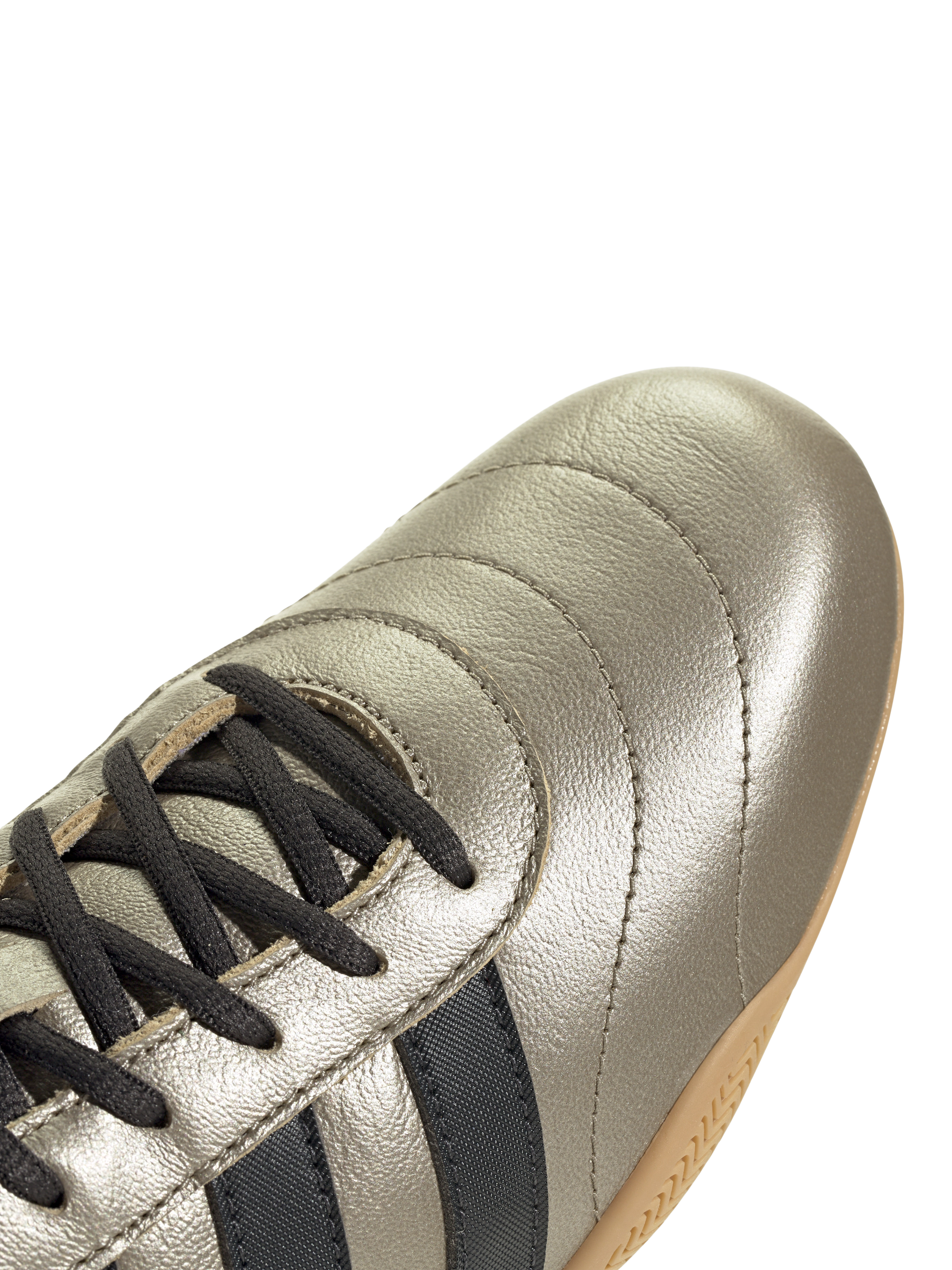 Product image 3 of 6, which shows adidas Grand Court Metallic Trainers, Gold/Black, 3