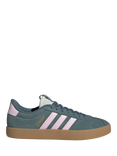 adidas VL Court 3.0 Trainers, Teal/Pink/Multi