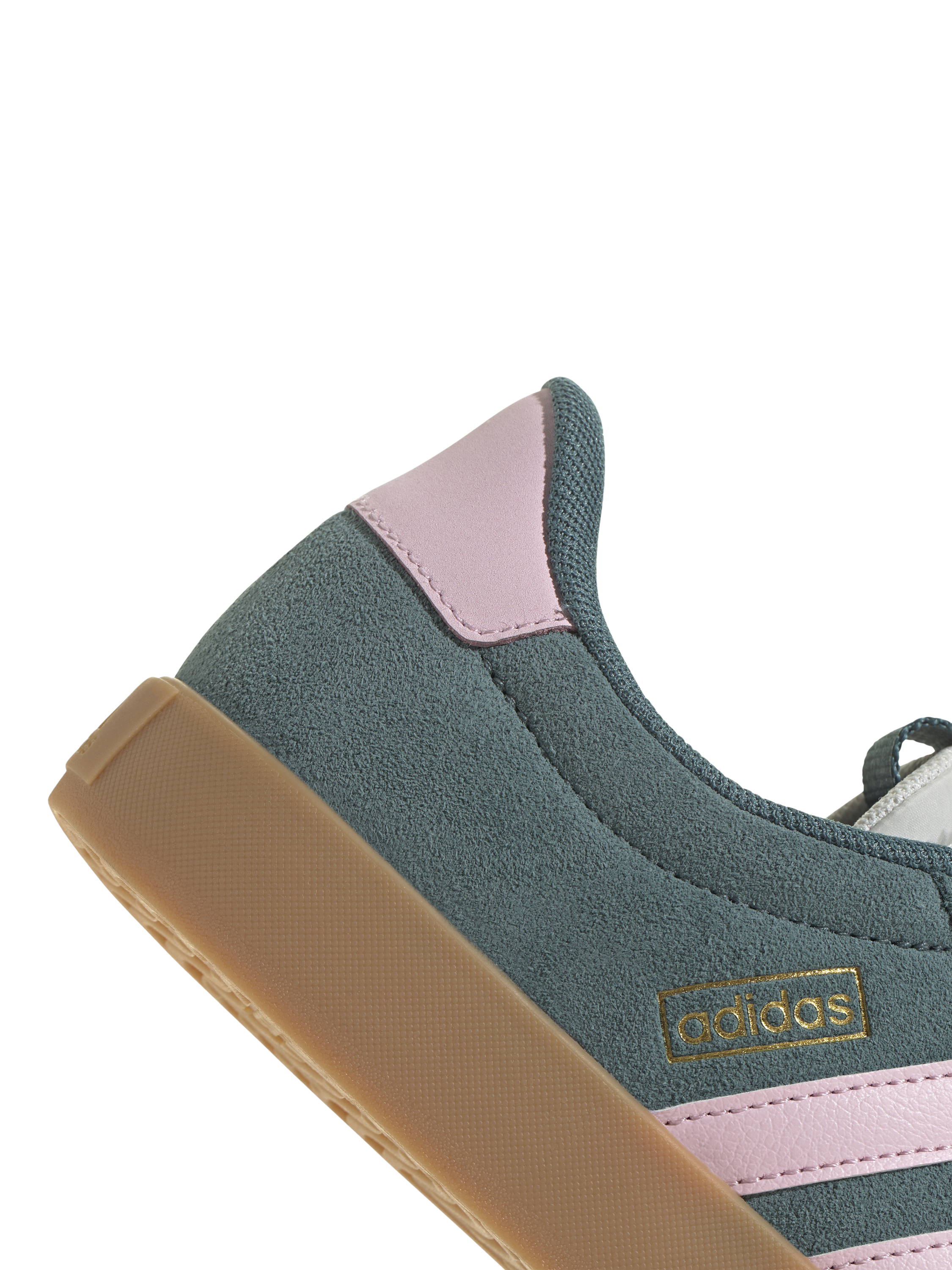 Product image 3 of 5, which shows adidas VL Court 3.0 Trainers, Teal/Pink/Multi, 3