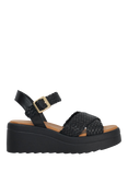 Dune London Kinleys Woven Leather Flatform Heeled Sandals
