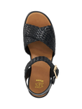 Dune London Kinleys Woven Leather Flatform Heeled Sandals