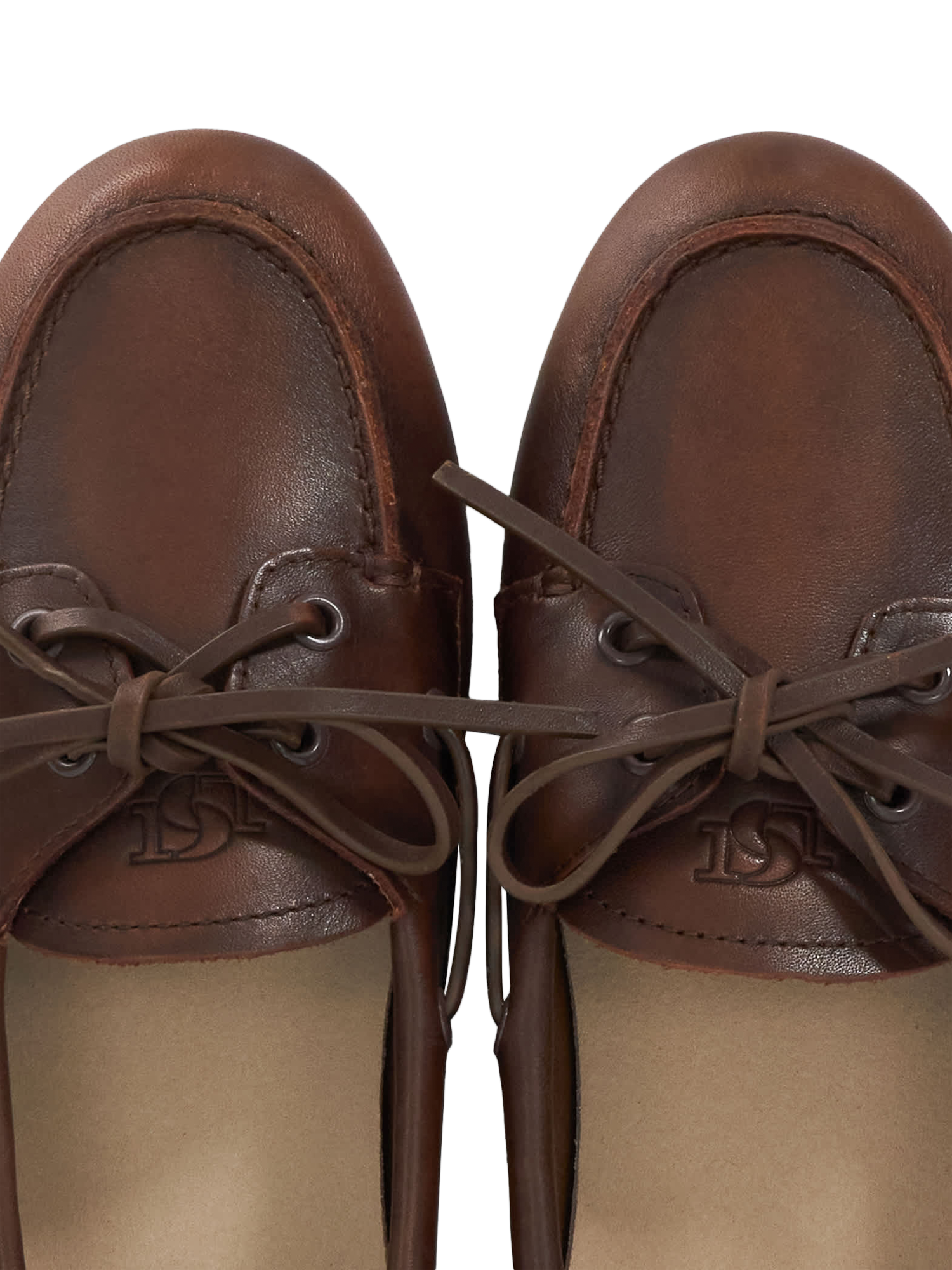 Product image 5 of 5, which shows Dune Gala Leather Boat Shoes, Brown, EU36