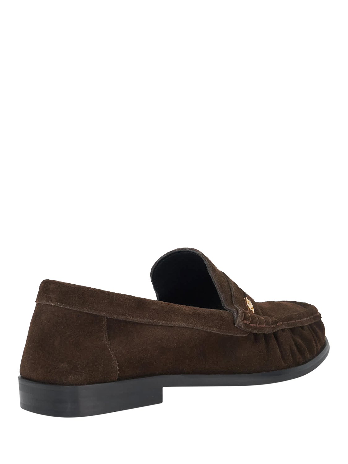 Product image 4 of 5, which shows Dune London Grisella Suede Loafers, Brown, EU36