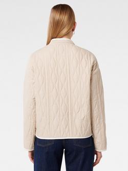 Forever New Astrid Quilted Liner Jacket, Camel - view 2, Camel