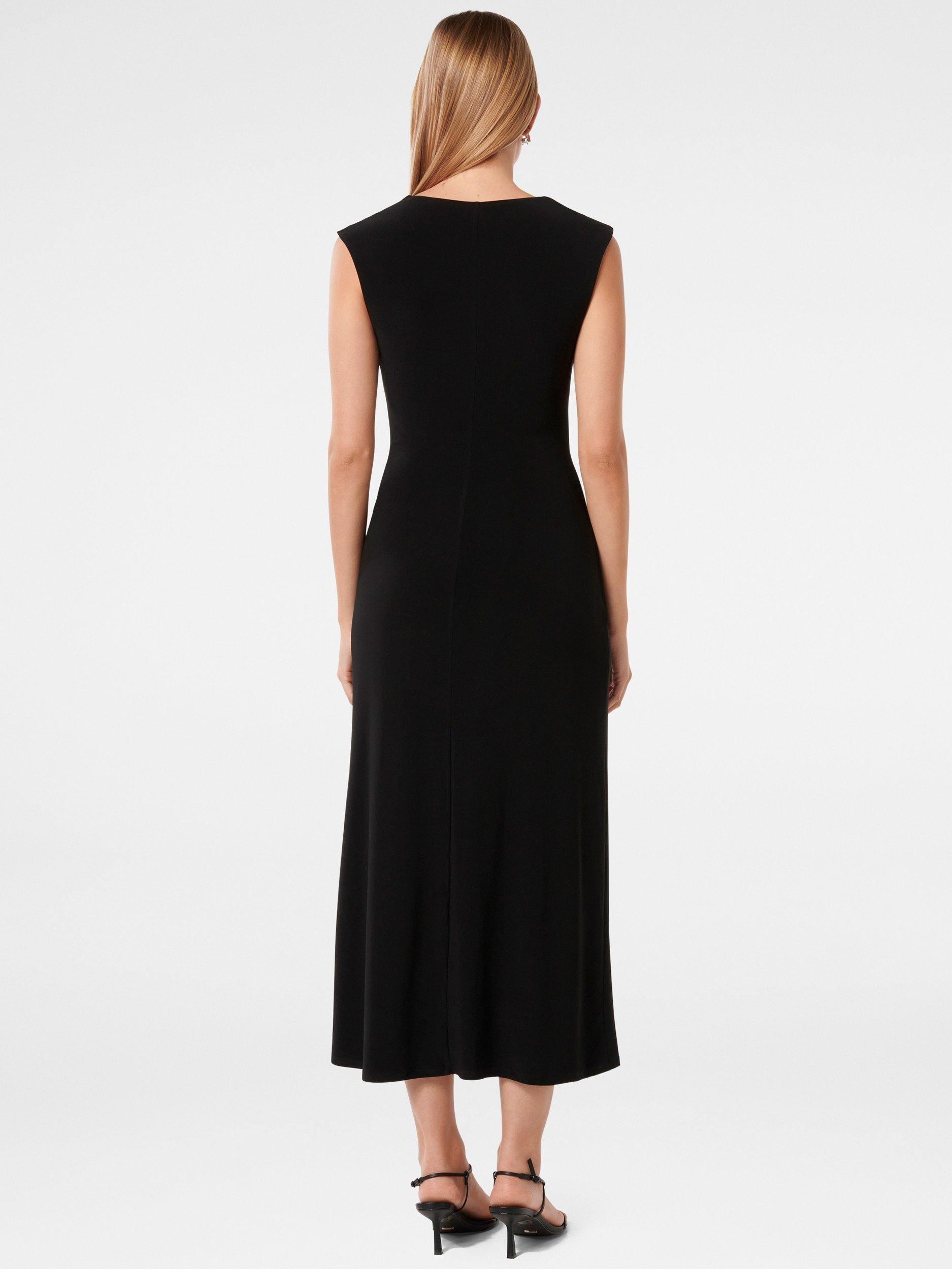 Product image 2 of 4, which shows Forever New Carrie Bodycon Midi Dress, Black, 4
