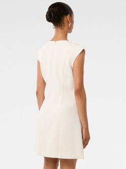 Forever New Petite Clover Snaffle Detail Mini Dress, Porcelain - view 2, Porcelain