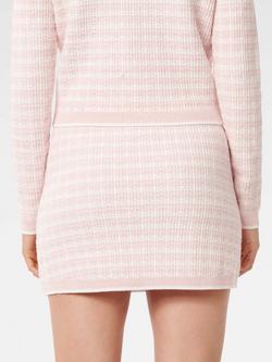 Forever New Louise Boucle Knit Skirt, Soft Pink - view 2, Soft Pink