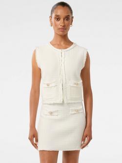 Forever New Petite Faith Boucle Top, Cream, Cream