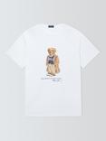 Polo Ralph Lauren Big & Tall Cotton Regular Fit Polo Bear Graphic T-Shirt, White