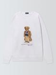Ralph Lauren Big & Tall Heritage Bear Sweatshirt, White