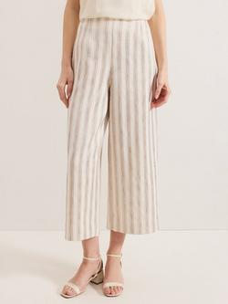 Phase Eight Tabitha Stripe Trousers, Ivory, Ivory