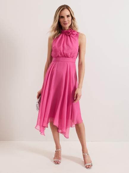 Phase Eight Lucinda Sleeveless Dress, Pink, Pink