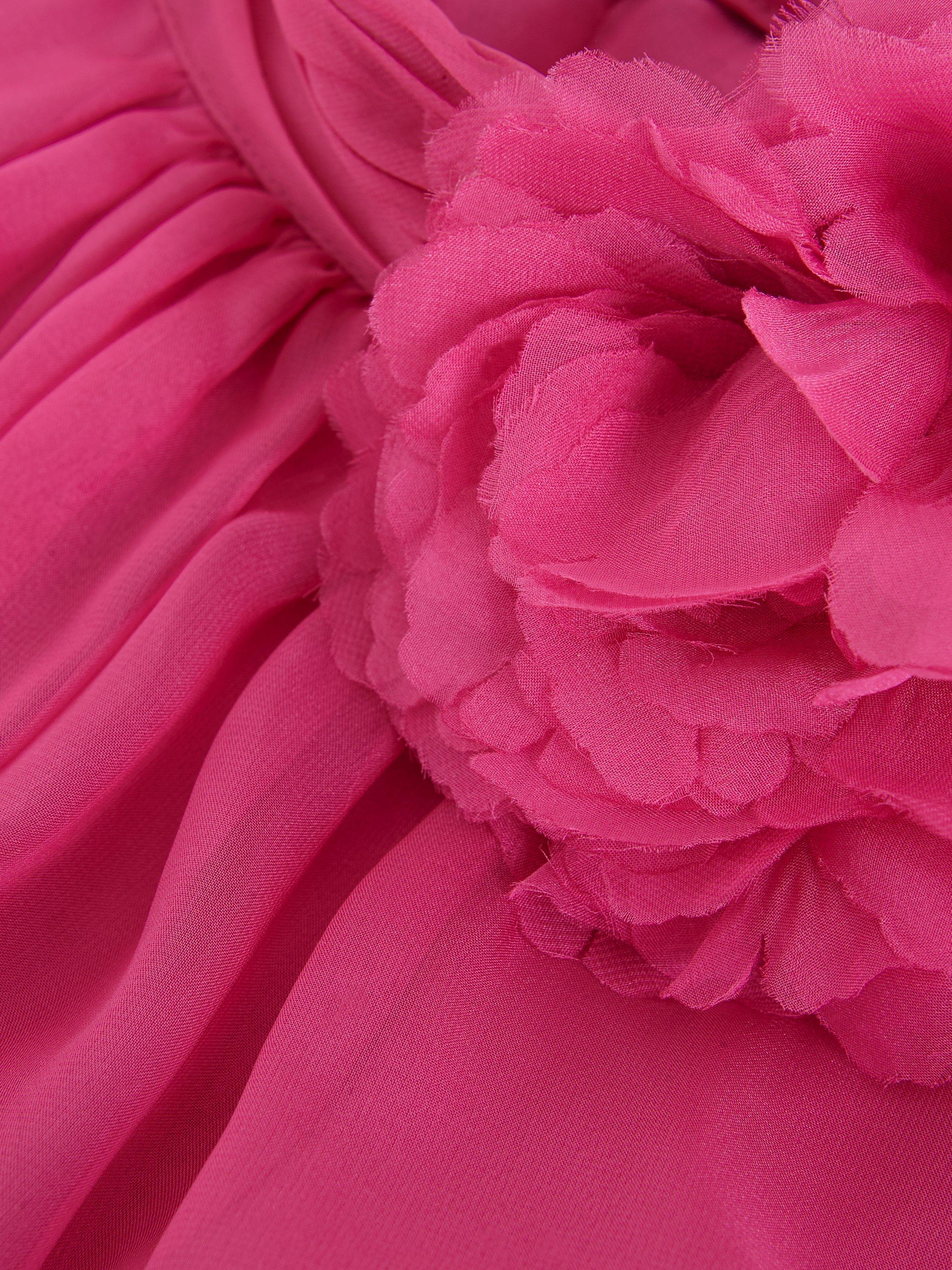 Product image 6 of 7, which shows Phase Eight Sleeveless Petite Lucinda Dress, Pink, 8