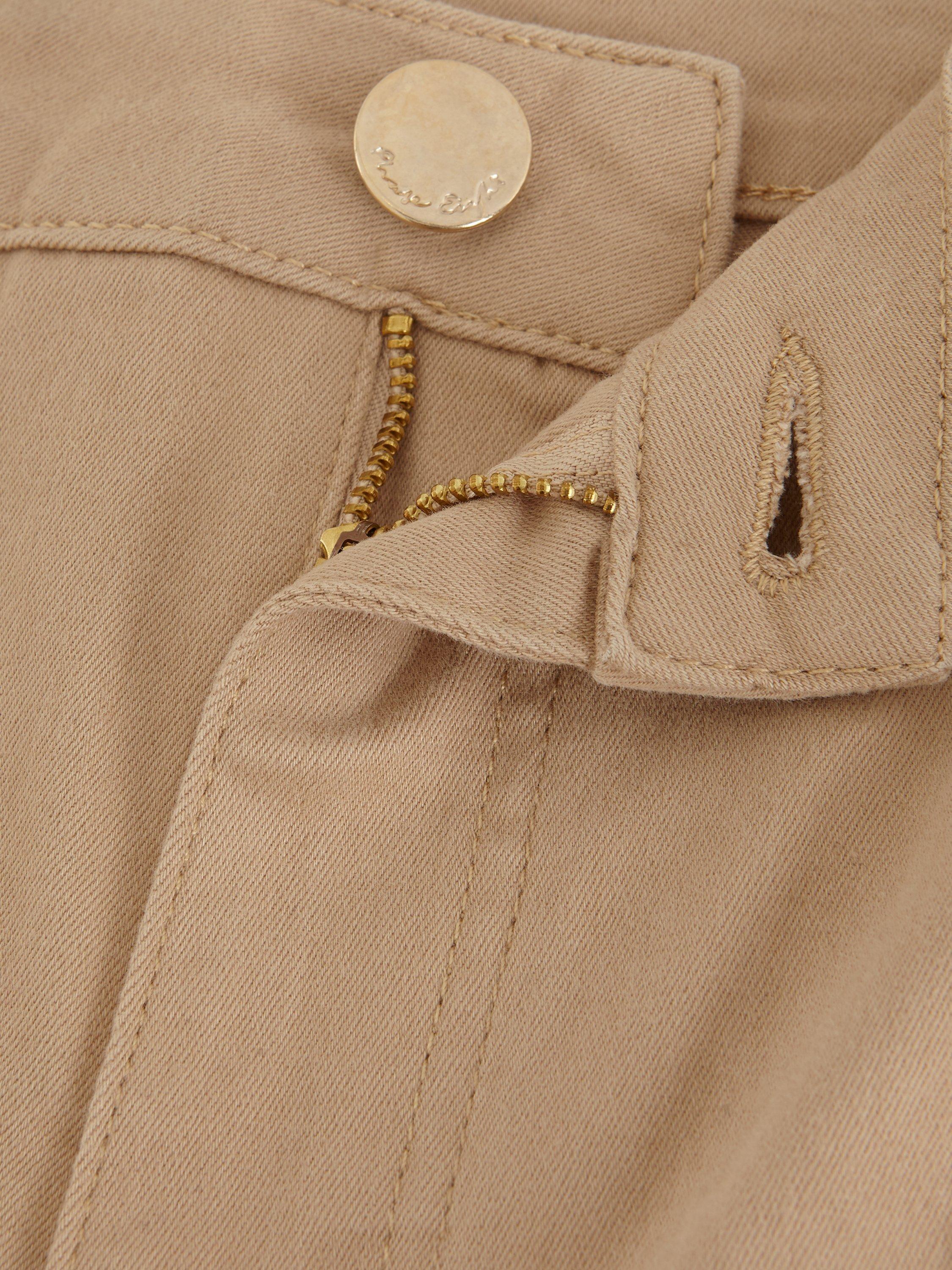 Product image 6 of 8, which shows Phase Eight Cotton Denim Lindsey Jeans, Camel, 8