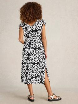 Freya Channel Beach Dress, Black/Multi - view 2, Black/Multi