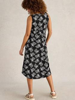 White Stuff Heidi Dress, Black/White - view 2, Black/White