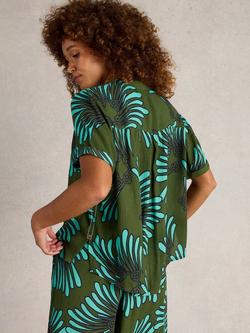 White Stuff Sloane Shirt, Green/Multi - view 2, Green/Multi