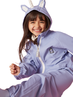 Roarsome Kids' Sparkle Waterproof Puddle Suit - view 2, Lilac
