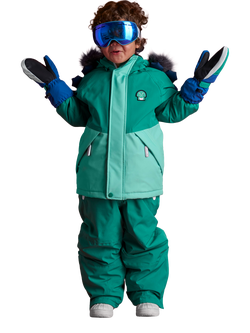 Roarsome Kids' Spike Waterproof Ski Jacket, Green - view 2, Green