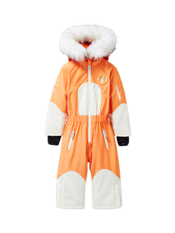 Roarsome Kids' Bingo Waterproof Snowsuit, Orange, Orange