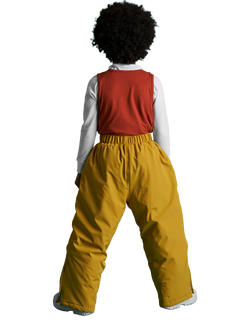 Roarsome Kids' Cub Waterproof Ski Salopettes, Yellow/Orange - view 2, Yellow/Orange