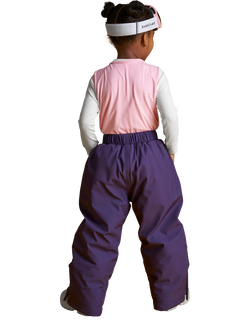Roarsome Kids' Hop Waterproof Ski Salopettes, Purple/Pink - view 2, Purple/Pink