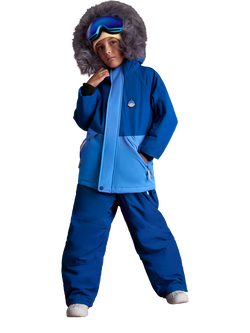Roarsome Kids' Reef Waterproof Ski Jacket, Blue, Blue