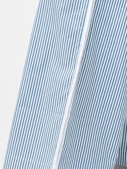 French Connection Cambria Stripe Wide Leg Trousers, Linen White/Sky Blue - view 2, Linen White/Sky Blue