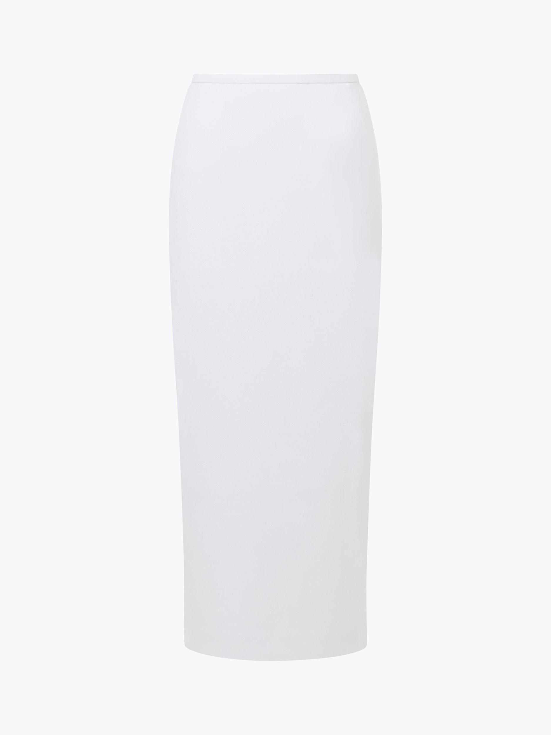Product image 5 of 5, which shows French Connection Cannes Twill Maxi Skirt, Summer White, 6