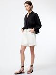 French Connection Ariette Tuck Long Sleeve Shirt