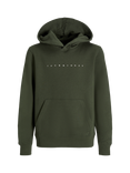 Jack & Jones Boy's Brushed Cotton Blend Hoodie, Duffle Bag