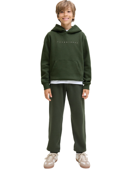 Jack & Jones Boy's Brushed Cotton Blend Hoodie, Duffle Bag, Duffle Bag
