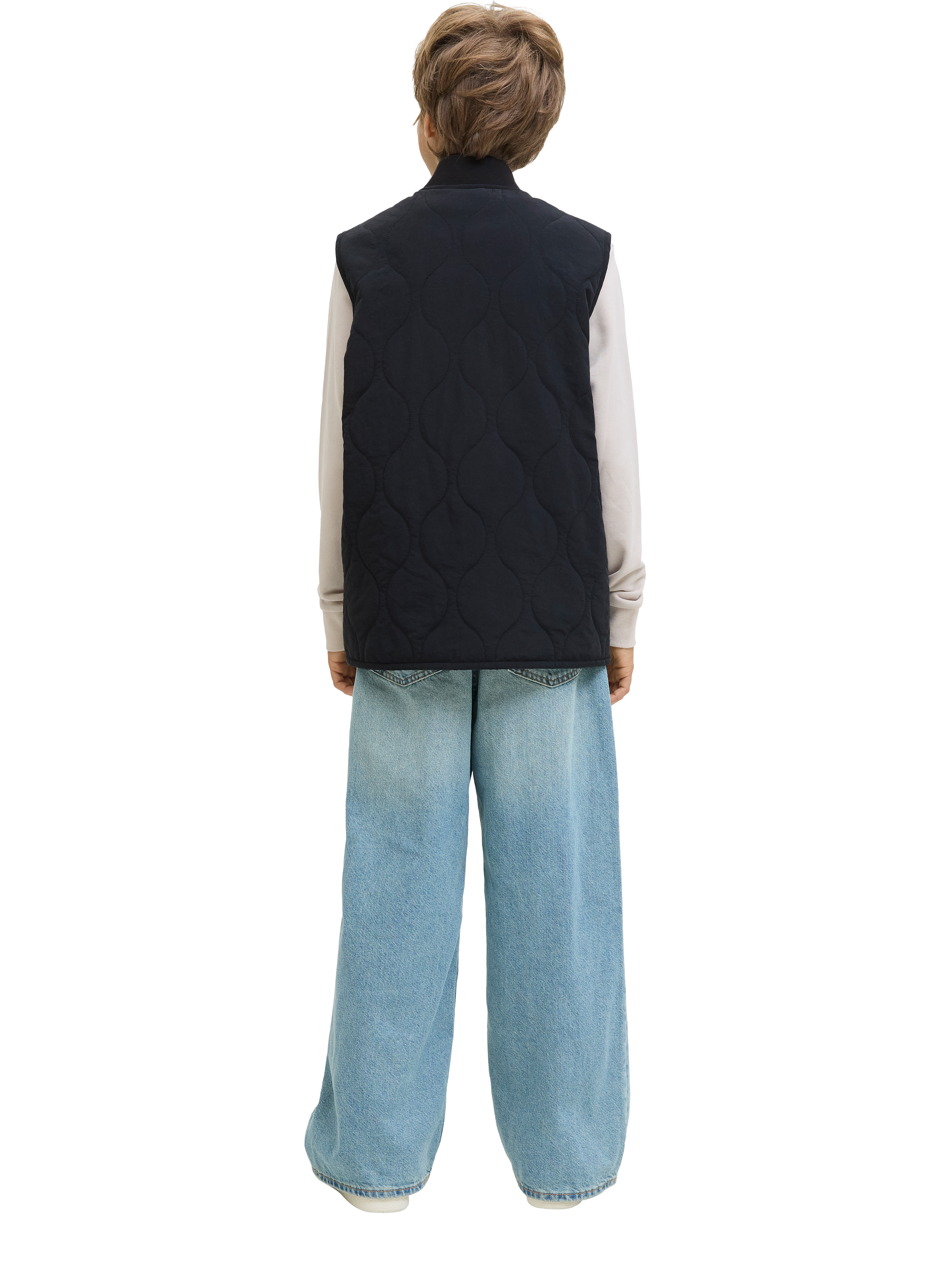 Product image 6 of 7, which shows Jack & Jones Kids' Quilted Hero Vest, Black, 8 years