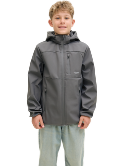 Jack & Jones Kids' Theo Softshell Jacket, Castlerock, Castlerock