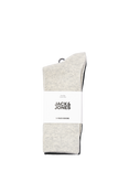 Jack & Jones Kids' Cotton Blend Socks, Pack of 3, Black/White/Melange