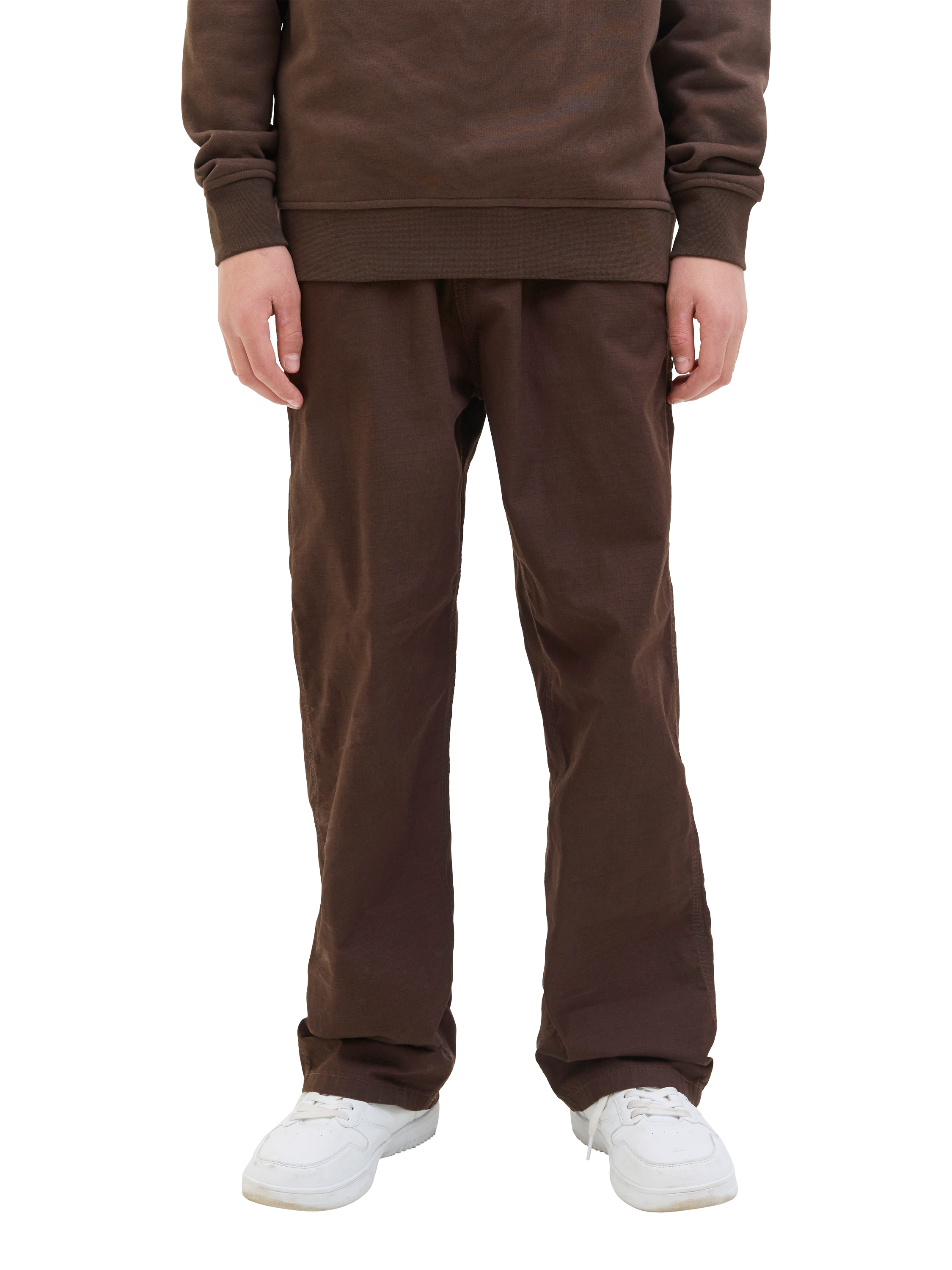 Product image 2 of 8, which shows Jack & Jones Kids' Cotton Carpenter Trousers, Delicioso, 8 years