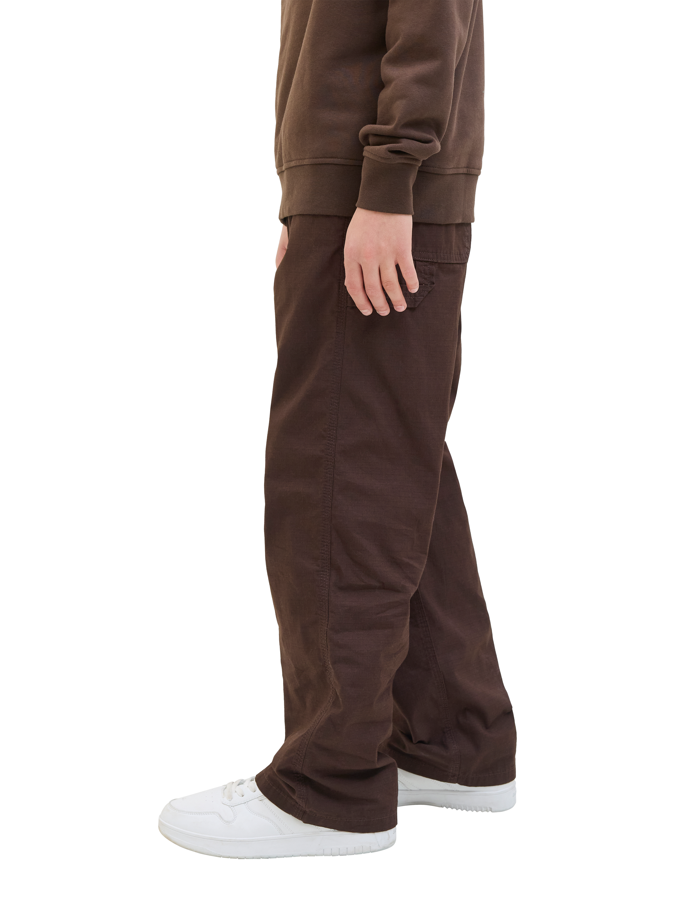 Product image 3 of 8, which shows Jack & Jones Kids' Cotton Carpenter Trousers, Delicioso, 8 years