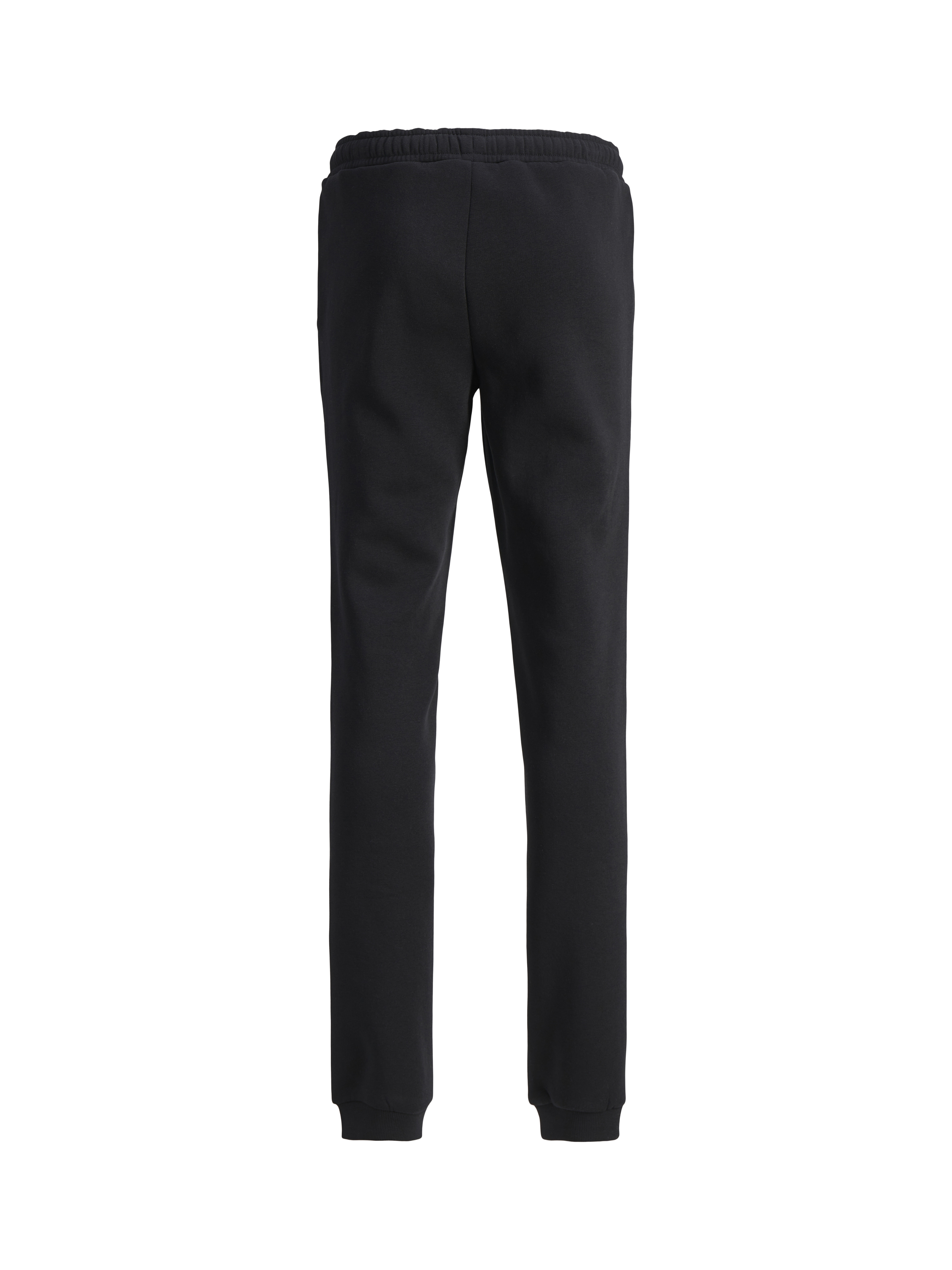 Product image 8 of 8, which shows Jack & Jones Kids' Gordon Cotton Blend Joggers, Black Tonal, 8 years