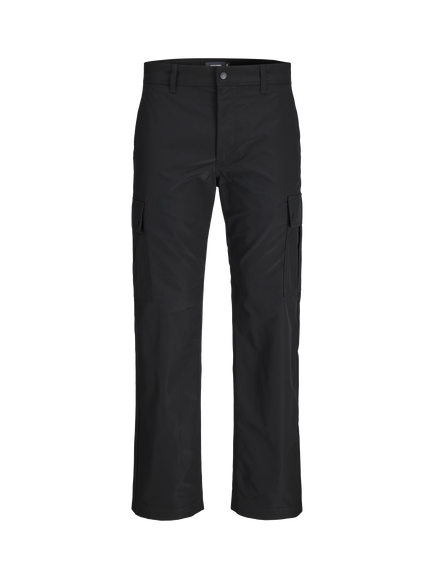 Jack & Jones Kids' Karl Tech Cargo Trousers, Black, Black
