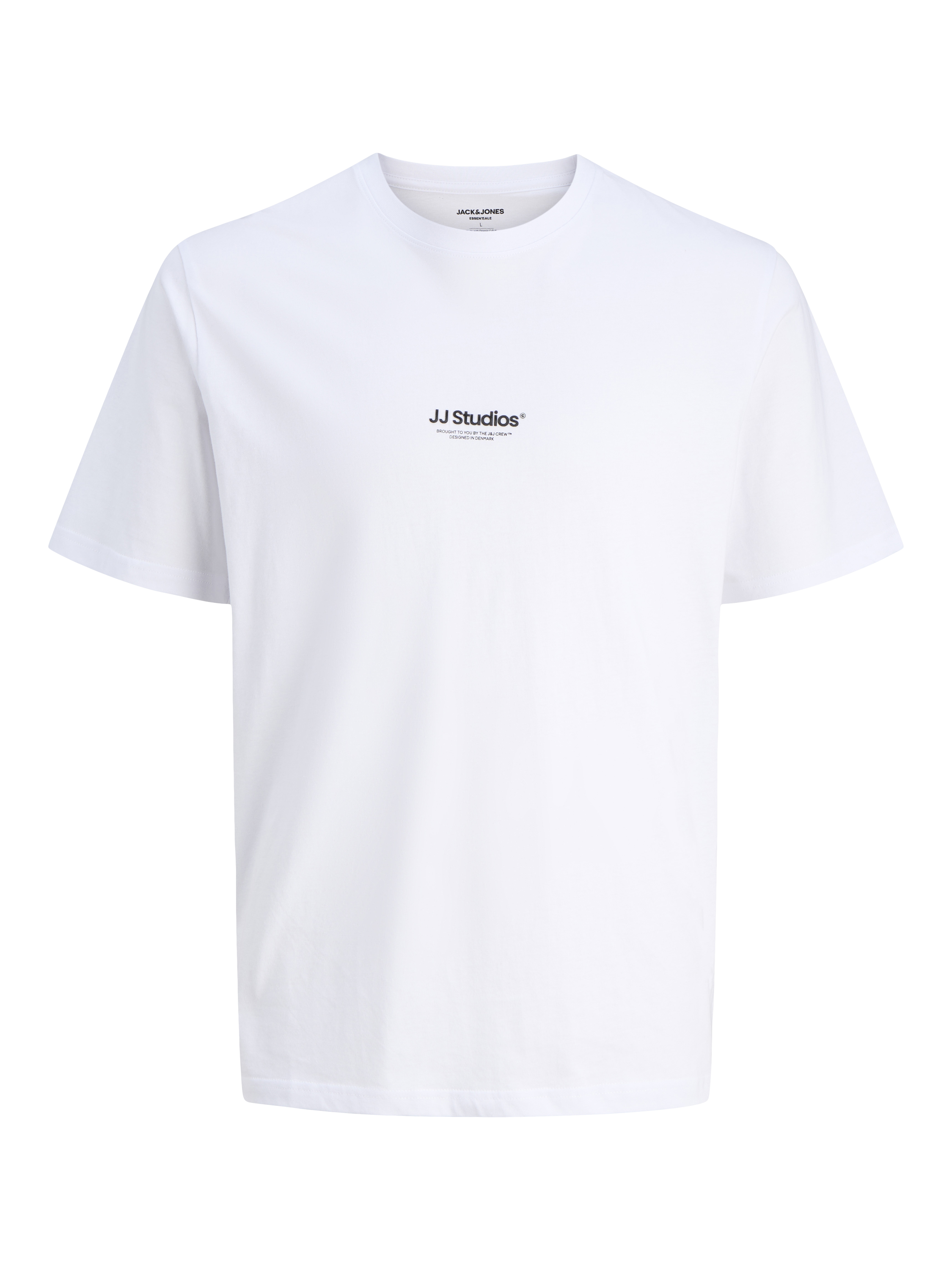 Jack Jones Kids' Soho Cotton Logo T-Shirt, White