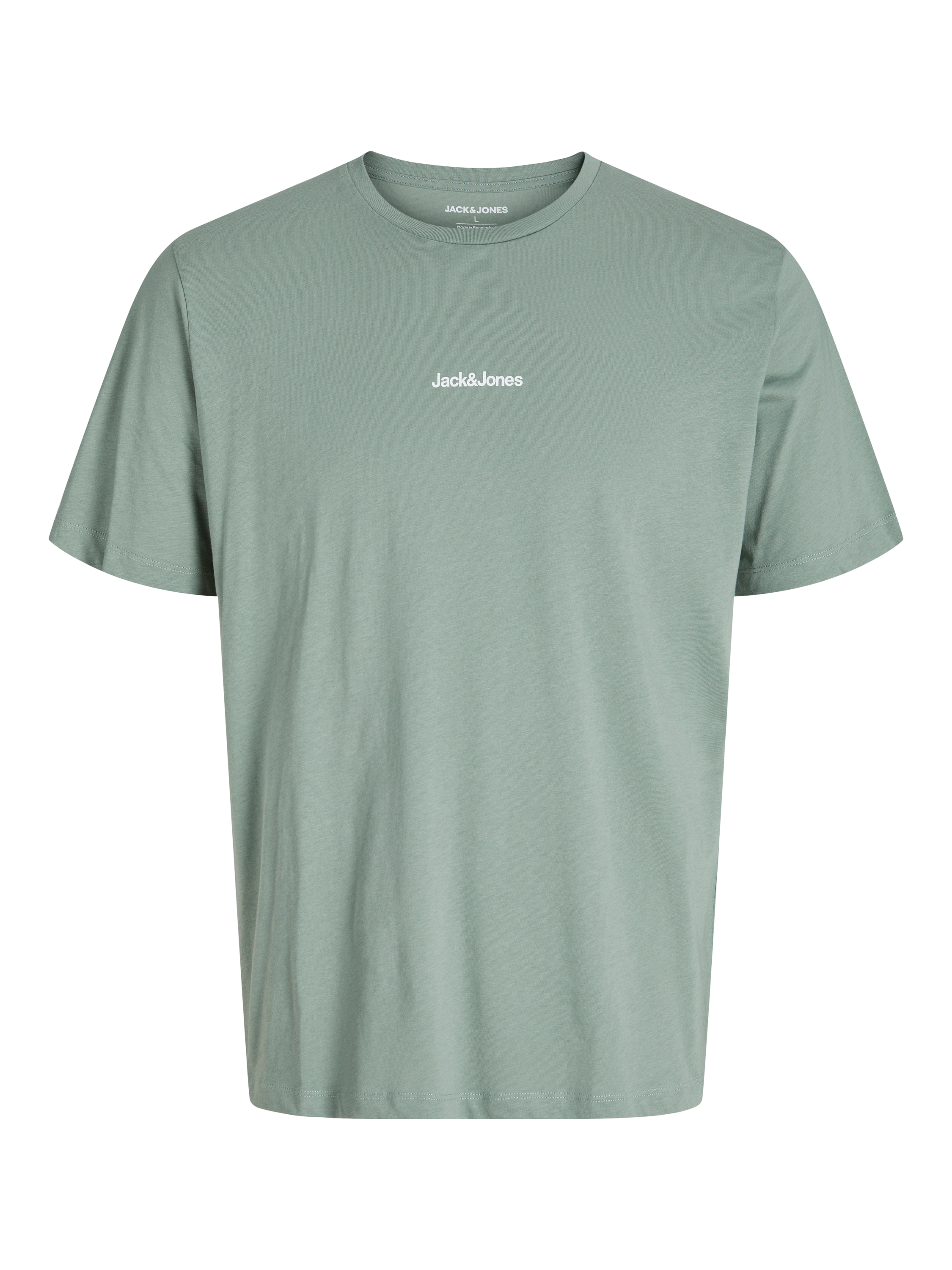 Product image 7 of 8, which shows Jack & Jones Kids' Cotton Logo Graphic T-Shirt, Iceberg Green, 8 years